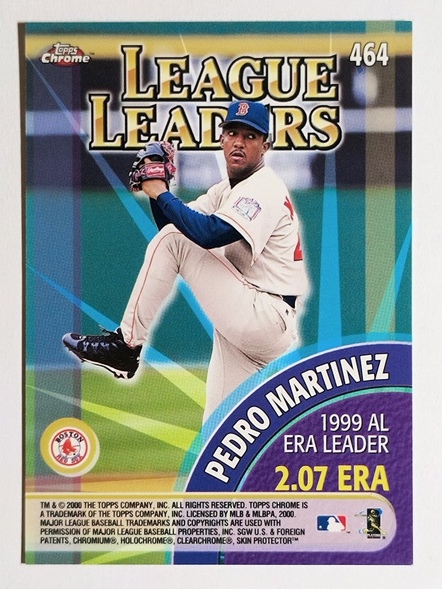 2000 Topps Chrome #464 Pedro Martinez/Randy Johnson LL