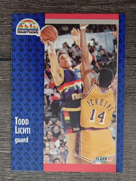 1991-92 Fleer #51 Todd Lichti