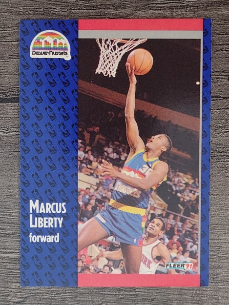 1991-92 Fleer #50 Marcus Liberty
