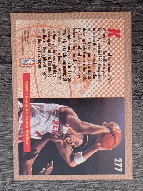 1992-93 Fleer #277 Kenny Walker SD