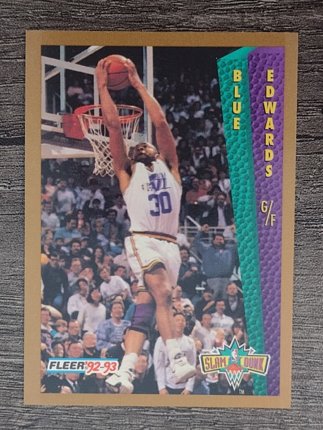 1992-93 Fleer #290 Blue Edwards SD