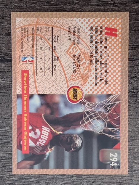 1992-93 Fleer #294 Hakeem Olajuwon SD