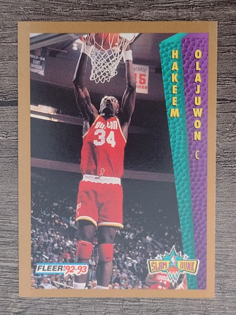 1992-93 Fleer #294 Hakeem Olajuwon SD