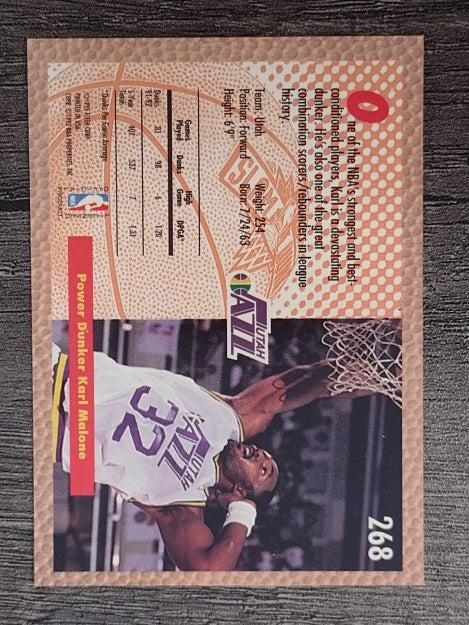 1992-93 Fleer #268 Karl Malone SD