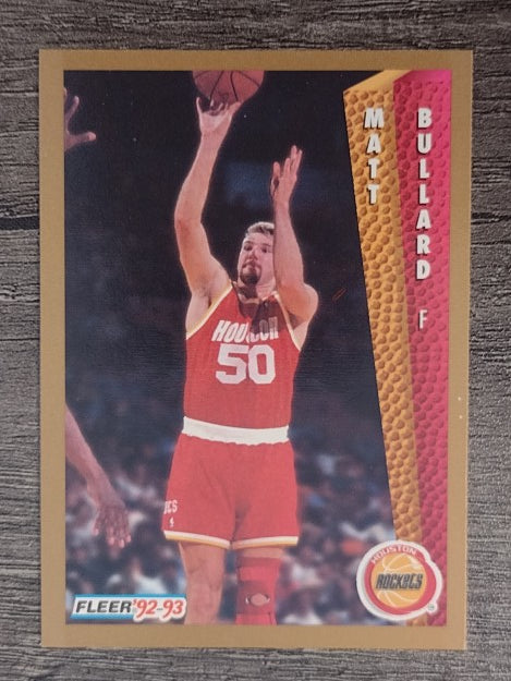 1992-93 Fleer #345 Matt Bullard