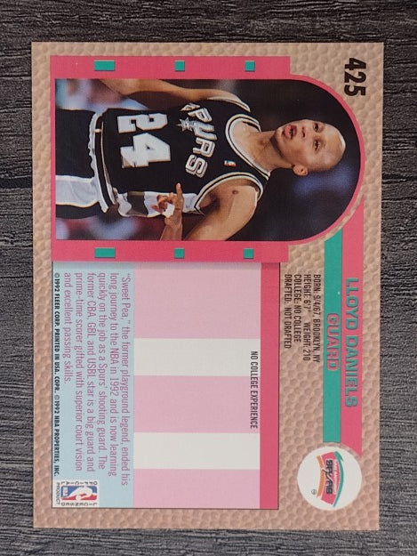 1992-93 Fleer #425 Lloyd Daniels RC