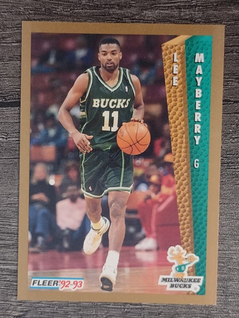 1992-93 Fleer #375 Lee Mayberry RC