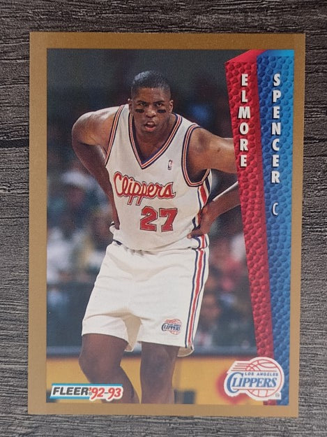 1992-93 Fleer #358 Elmore Spencer RC