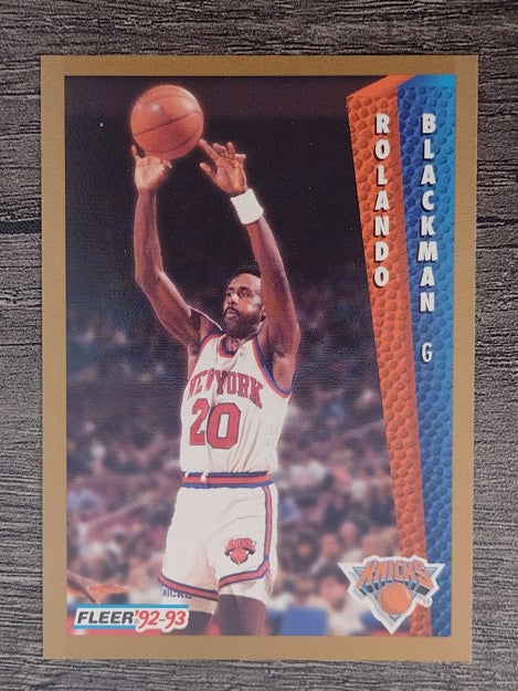 1992-93 Fleer #393 Rolando Blackman