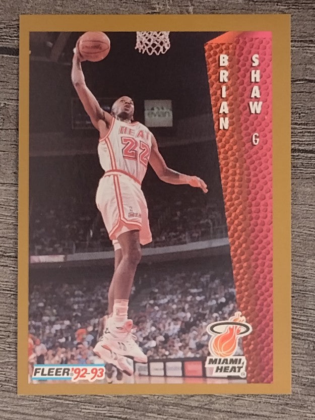 1992-93 Fleer #122 Brian Shaw