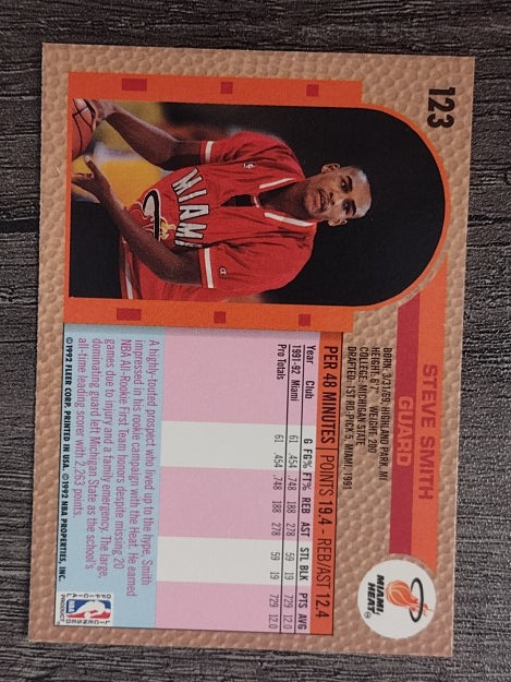 1992-93 Fleer #123 Steve Smith