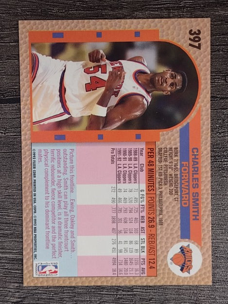 1992-93 Fleer #397 Charles Smith