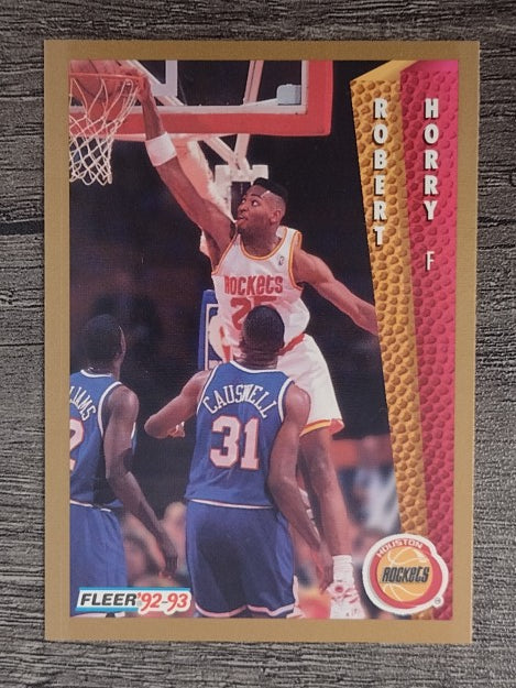 1992-93 Fleer #347 Robert Horry RC