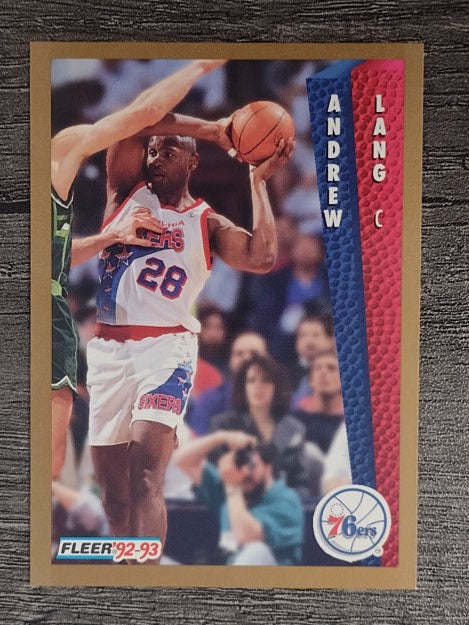 1992-93 Fleer #406 Andrew Lang