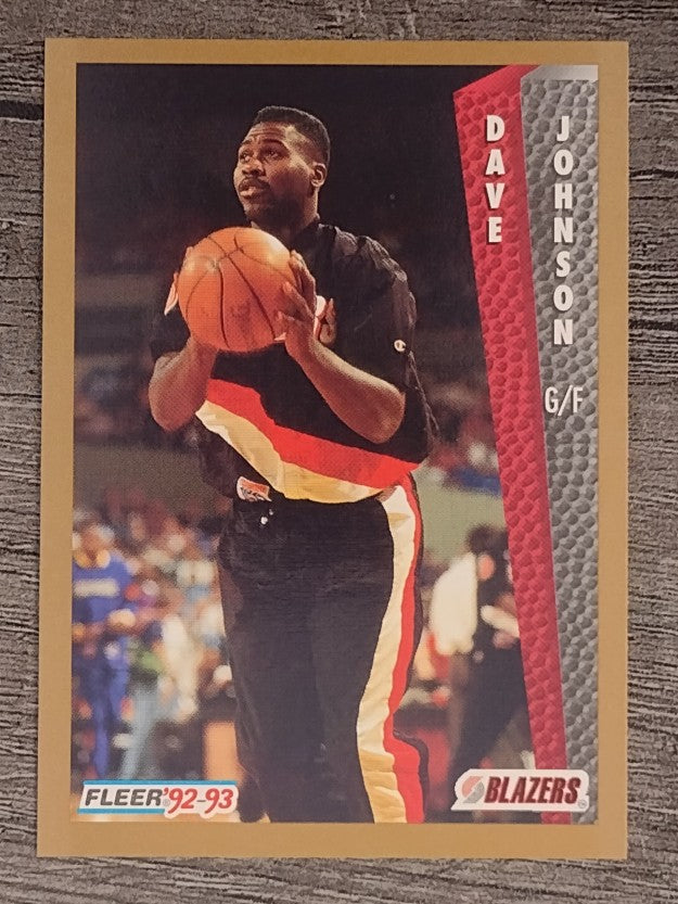 1992-93 Fleer #417 Dave Johnson RC
