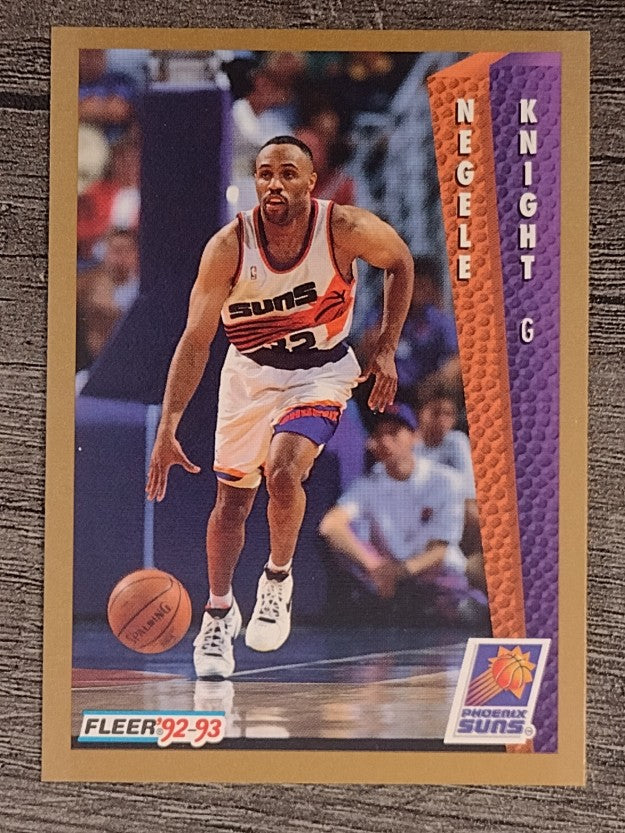 1992-93 Fleer #412 Negele Knight