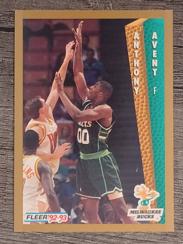 1992-93 Fleer #371 Anthony Avent RC