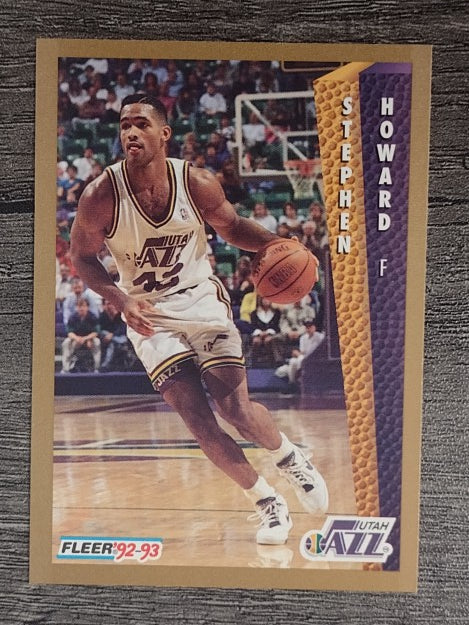 1992-93 Fleer #434 Stephen Howard RC