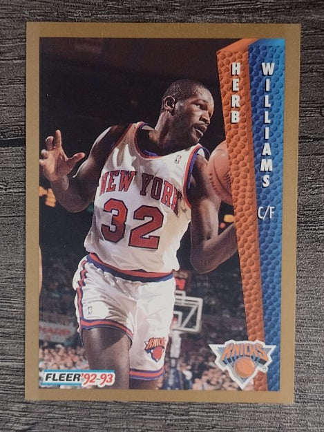 1992-93 Fleer #398 Herb Williams