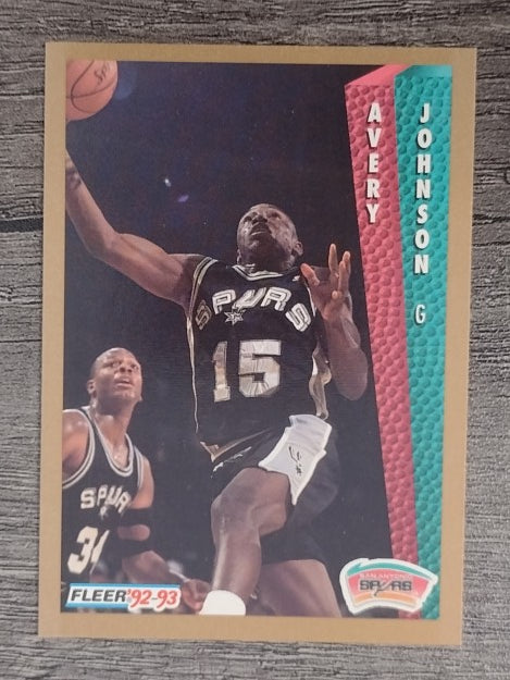 1992-93 Fleer #429 Avery Johnson