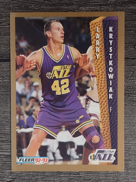1992-93 Fleer #436 Larry Krystkowiak
