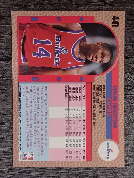 1992-93 Fleer #441 Doug Overton