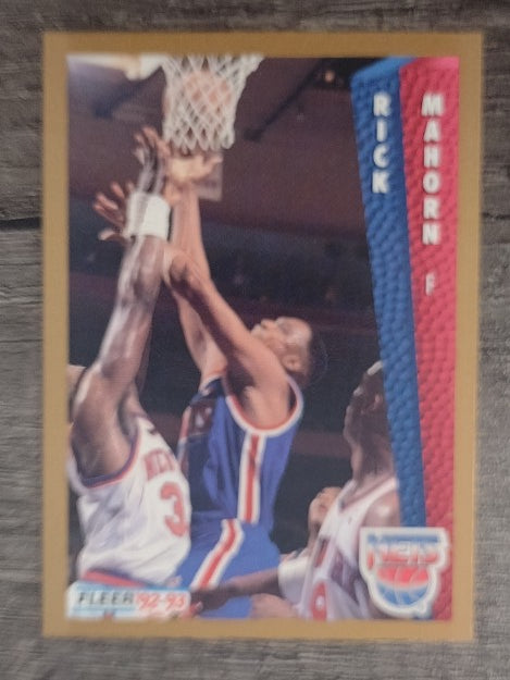 1992-93 Fleer #389 Rick Mahorn
