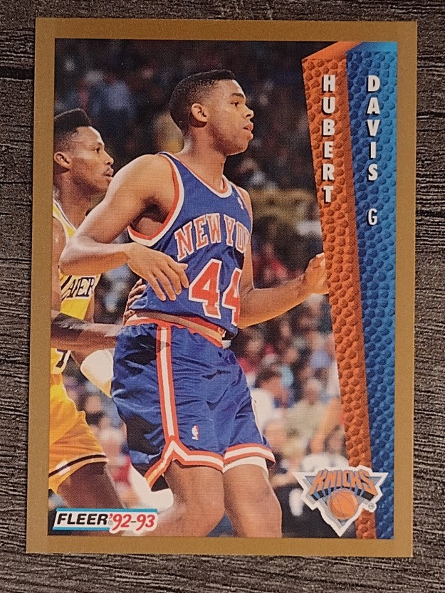 1992-93 Fleer #395 Hubert Davis RC