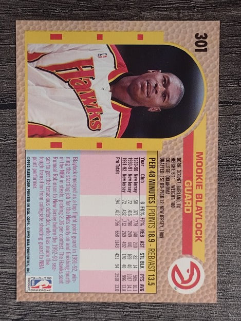 1992-93 Fleer #301 Mookie Blaylock