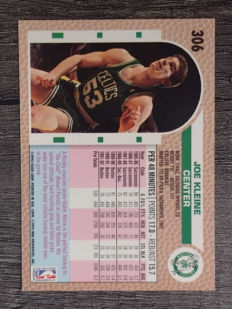 1992-93 Fleer #306 Joe Kleine