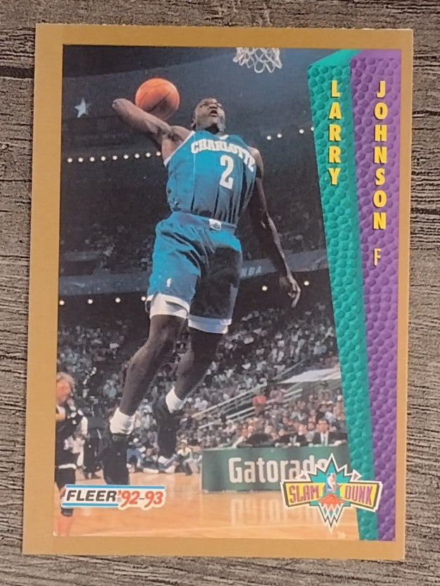 1992-93 Fleer #292 Larry Johnson SD