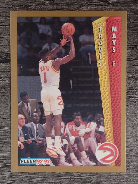 1992-93 Fleer #303 Travis Mays