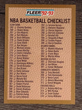 1992-93 Fleer #443 Checklist 1