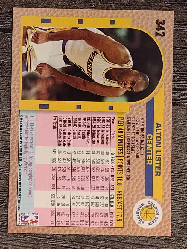 1992-93 Fleer #342 Alton Lister