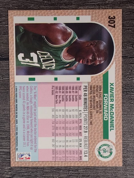 1992-93 Fleer #307 Xavier McDaniel
