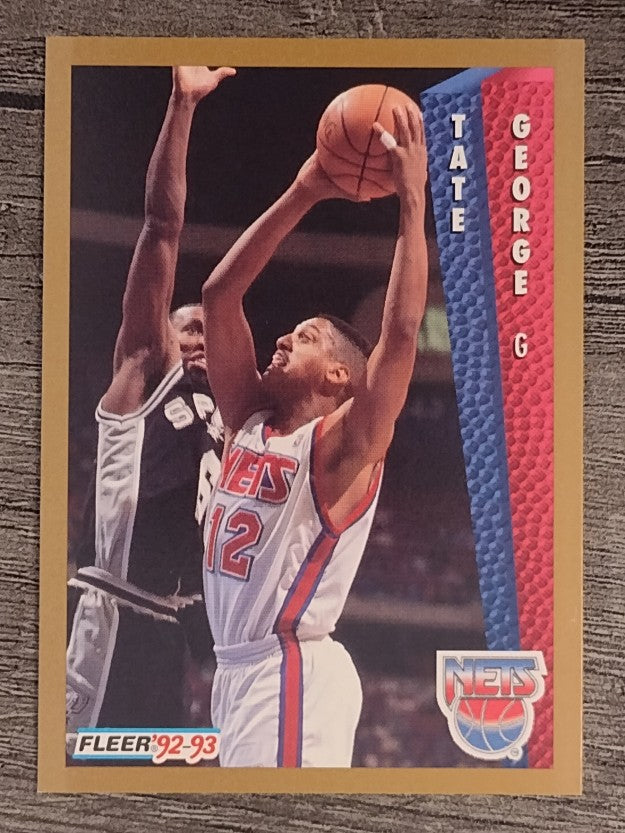 1992-93 Fleer #388 Tate George