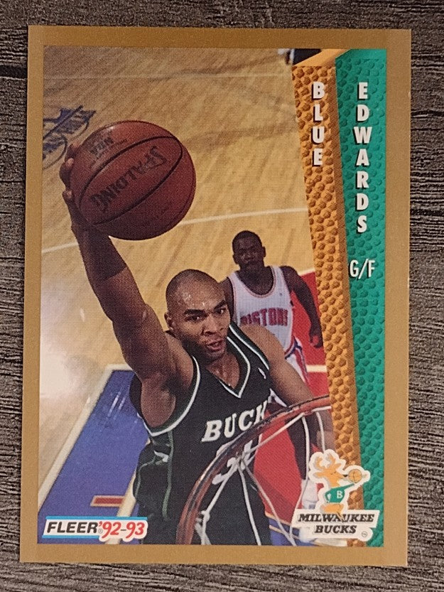 1992-93 Fleer #373 Blue Edwards