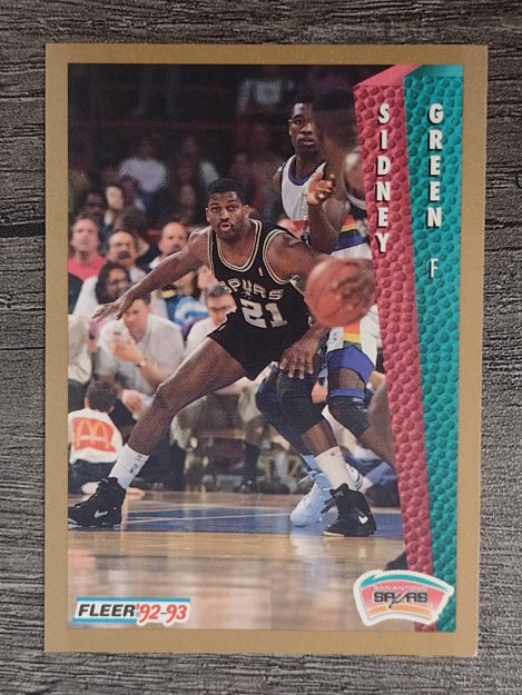 1992-93 Fleer #428 Sidney Green