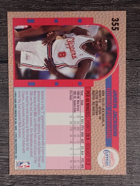 1992-93 Fleer #355 Jaren Jackson RC
