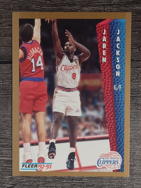 1992-93 Fleer #355 Jaren Jackson RC