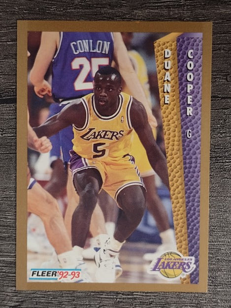 1992-93 Fleer #362 Duane Cooper RC