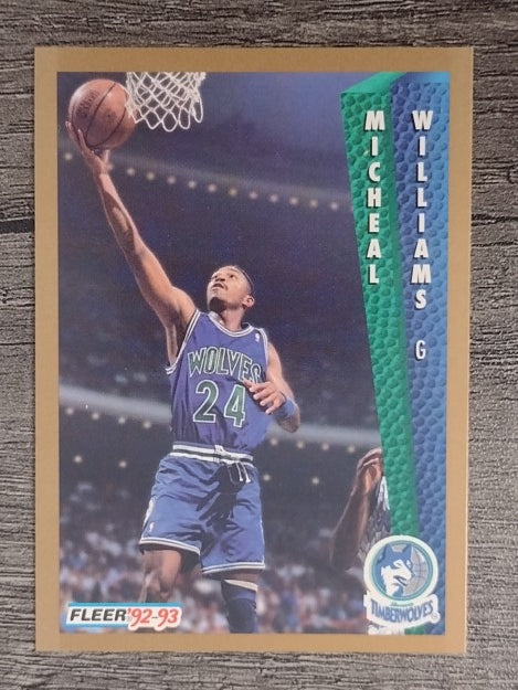 1992-93 Fleer #384 Micheal Williams