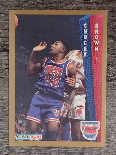 1992-93 Fleer #386 Chucky Brown