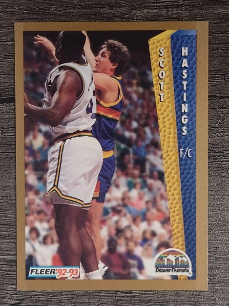 1992-93 Fleer #329 Scott Hastings