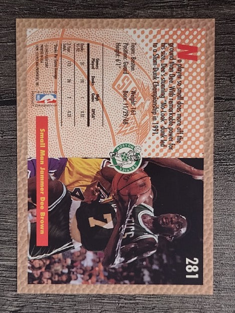 1992-93 Fleer #281 Dee Brown SD