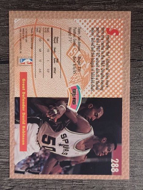 1992-93 Fleer #288 David Robinson SD