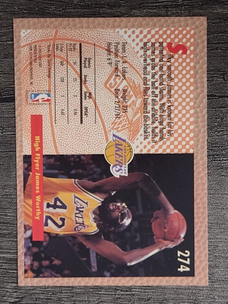 1992-93 Fleer #274 James Worthy SD