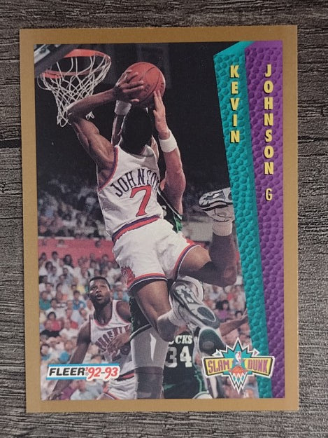 1992-93 Fleer #282 Kevin Johnson SD