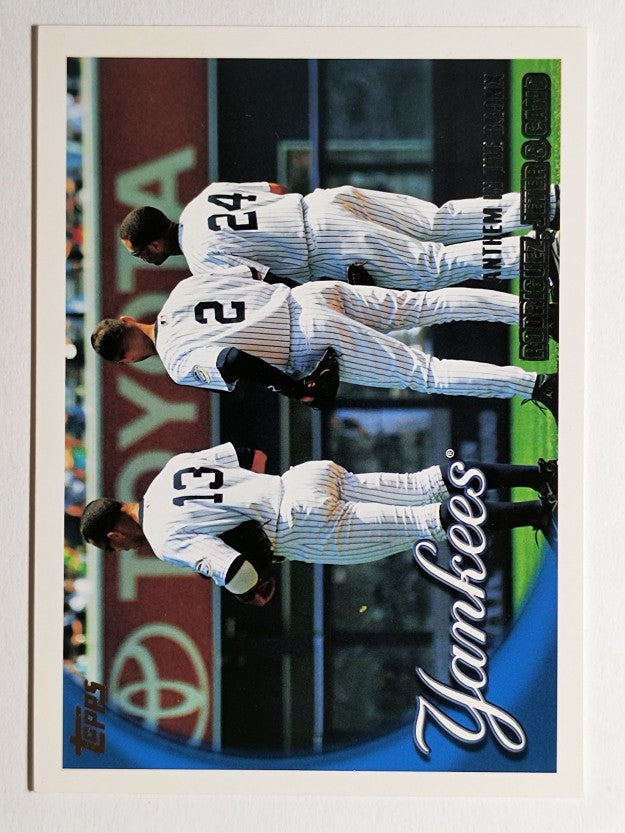 2010 Topps #269 Alex Rodriguez/Derek Jeter/Robinson Cano
