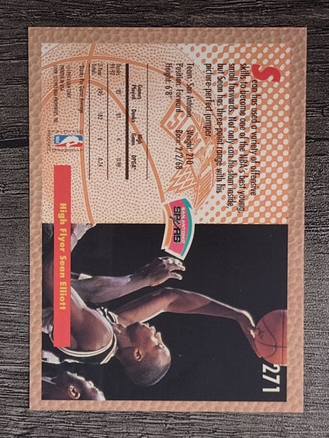 1992-93 Fleer #271 Sean Elliott SD
